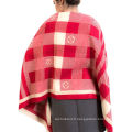2017 usine vente directe femmes à la mode automne et hiver couleur rose écharpe en cachemire